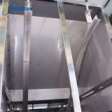 Poultry feather softening tank with durable structure