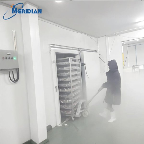 Sala de congelación rápida para carne