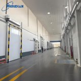 Refrigerated dairy facility with hygienic flooring